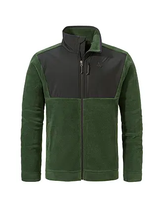 SCHÖFFEL | Herren Fleecejacke Style Gregale | dunkelgrün